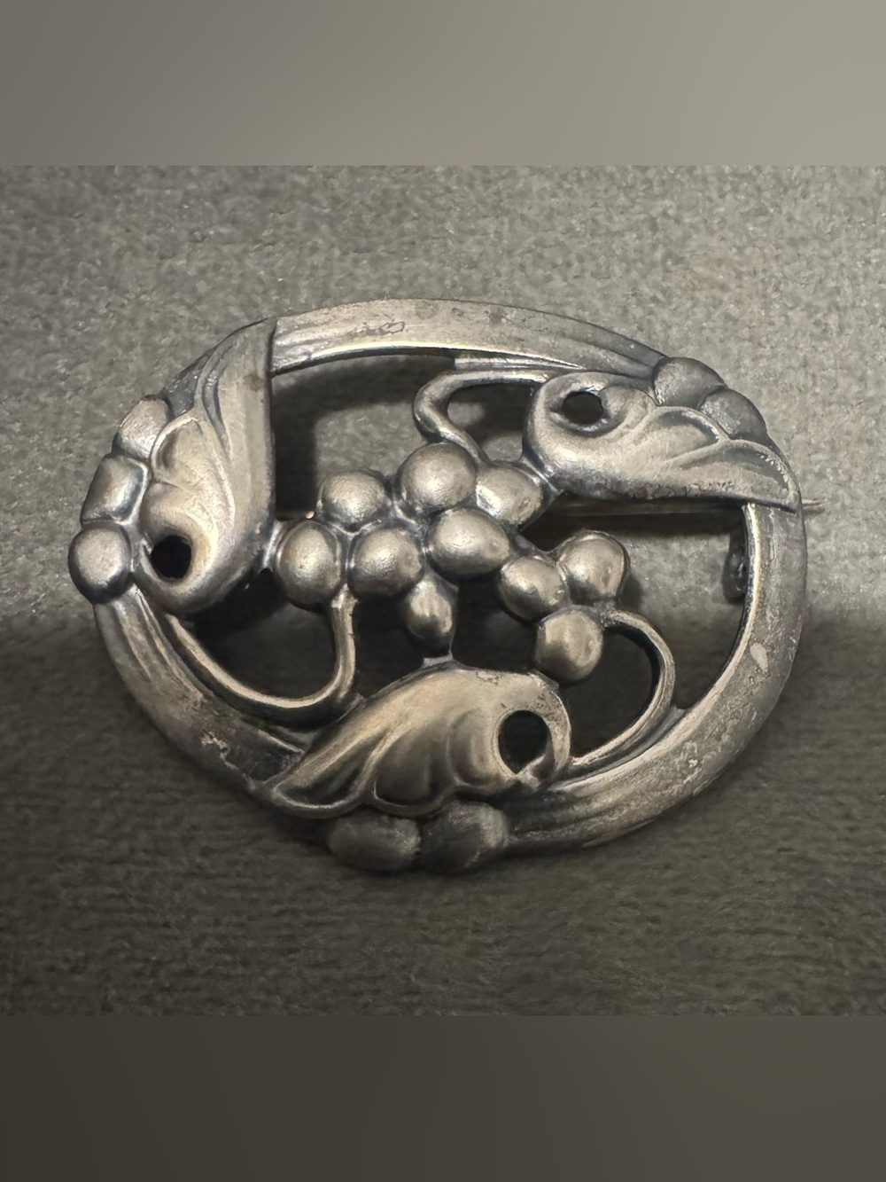 Sterling silver Jensen style brooch